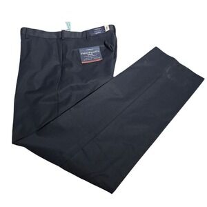 Croft & Barrow Mens Performance Khaki Pants Navy Blue Classic36x34 NWT. 581